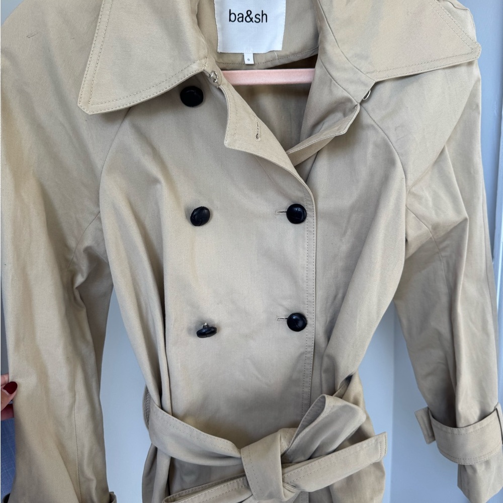ba&sh Baila Cropped Trench